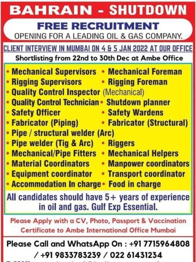 22 August: Gulf Job Vacancies Newspaper 2022 – Gulf job paper today